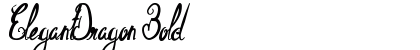 ElegantDragon Bold Font Preview