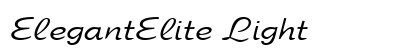 ElegantElite Light font free download