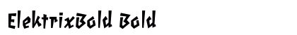ElektrixBold Bold font free download