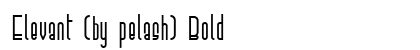 Elevant (by pelash) Bold font free download