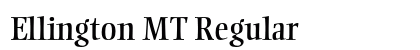 Ellington MT Regular font free download