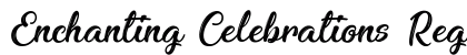 Enchanting Celebrations Regular Font Preview