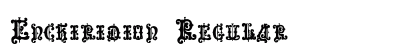 Enchiridion Regular Font Preview