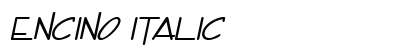 Encino Italic font free download