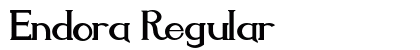 Endora Regular Font Endora Regular Font Preview