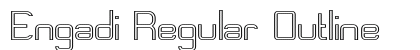 Engadi Regular Outline Preview