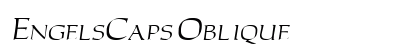 EngelsCaps Oblique preview
