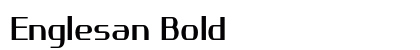 Englesan Bold Preview