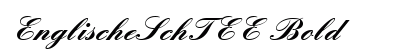 EnglischeSchTEE Bold font free download