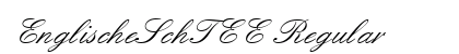 EnglischeSchTEE Regular font free download