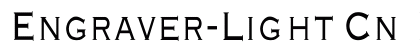 Engraver-Light Cn Regular font free download