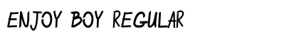 ENJOY BOY Regular Preview