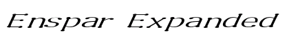 Enspar Expanded Bold Preview