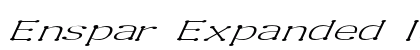 Enspar Expanded Italic Preview