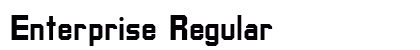 Enterprise Regular font free download