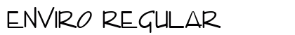 Enviro Regular font free download