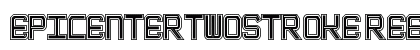 EpicenterTwoStroke Regular preview EpicenterTwoStroke Regular preview