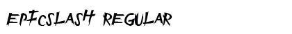 EpicSlash Regular font free download