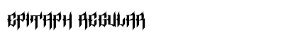 Epitaph Regular preview Epitaph Regular preview