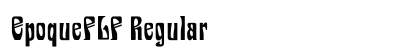 EpoqueFLF Regular Font Preview