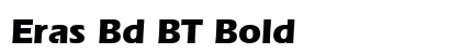 Eras Bd BT Bold font free download