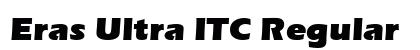 Eras Ultra ITC Regular font free download