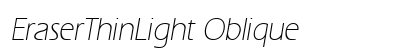 EraserThinLight Oblique preview