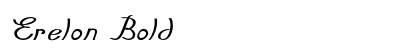 Erelon Bold Preview
