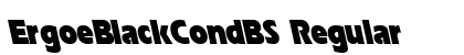 ErgoeBlackCondBS Regular font free download