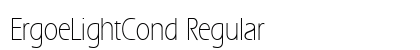 ErgoeLightCond Regular font free download