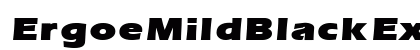 ErgoeMildBlackExpanded Regular font free download