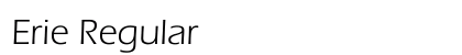 Erie Regular font free download