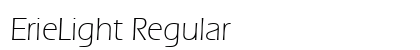 ErieLight Regular font free download