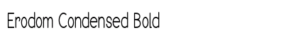 Erodom Condensed Bold Preview
