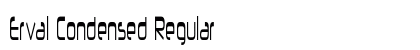 Erval Condensed Regular Preview
