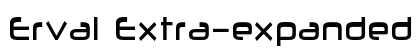 Erval Extra-expanded Bold Preview