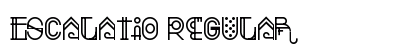 Escalatio Regular Font Preview
