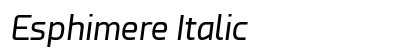 Esphimere Italic Preview