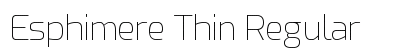 Esphimere Thin Regular Preview