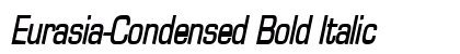 Eurasia-Condensed Bold Italic font free download