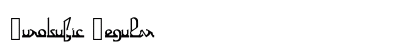 Eurokufic Regular Font Preview