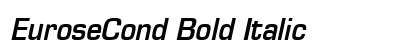 EuroseCond Bold Italic font free download