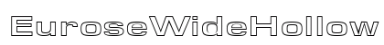 EuroseWideHollow Regular font free download