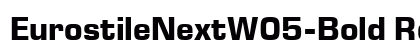 EurostileNextW05-Bold Regular font free download