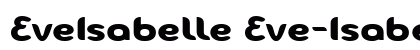 EveIsabelle Eve-Isabelle Font Preview