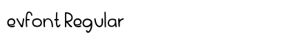 evfont Regular font free download