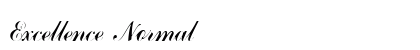Excellence Normal Font Preview