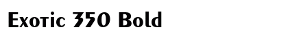 Exotic 350 Bold font free download