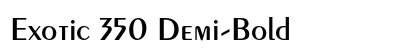 Exotic 350 Demi-Bold Preview