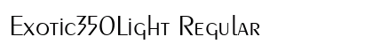 Exotic350Light Regular font free download